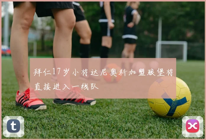 拜仁17岁小将达尼奥科加盟狼堡将直接进入一线队